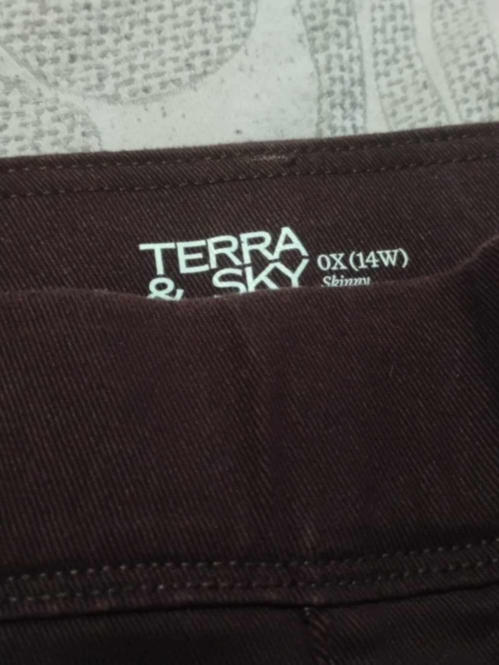 Dark Brown Stretchy Skinny Jeans